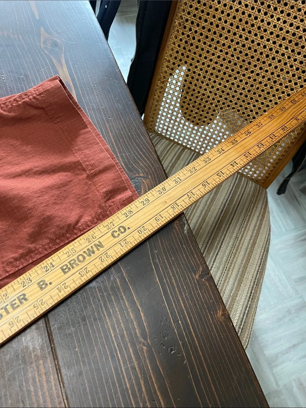 Duluth Trading Co Rust colored hemp blend overalls - Picture 6 of 7